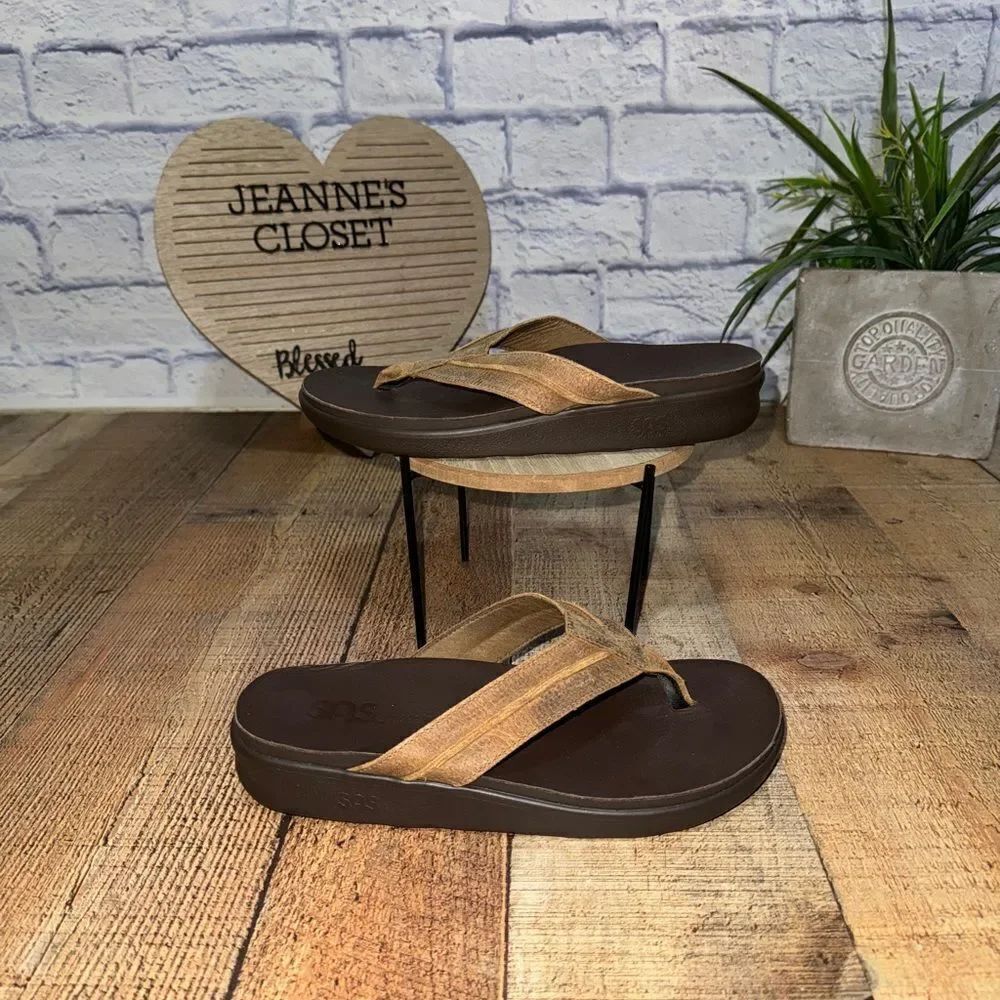 SAS Escape Thong Sandal Size 7 W Made In Usa